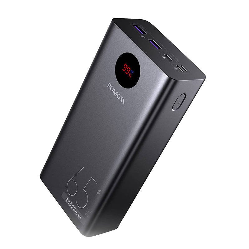 Išorinė baterija Romoss PEA40 Pro 40000mAh, 65W (juodas)