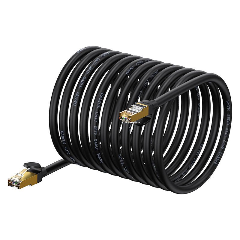 Baseus Ethernet RJ45, 10Gbps, 30m tinklo kabelis (juodas)