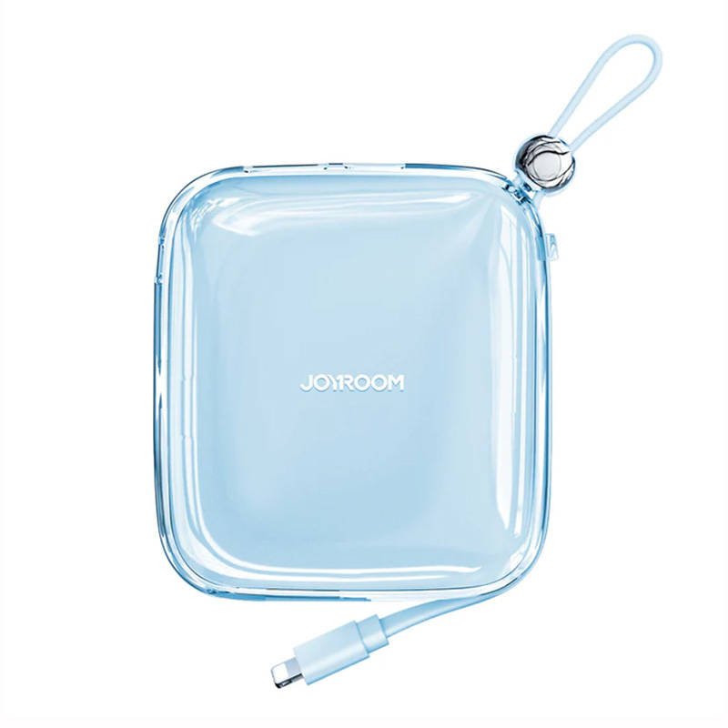 Išorinė baterija Joyroom JR-L003 Jelly 10000 mAh, Lightning, 22.5 W (mėlynas)