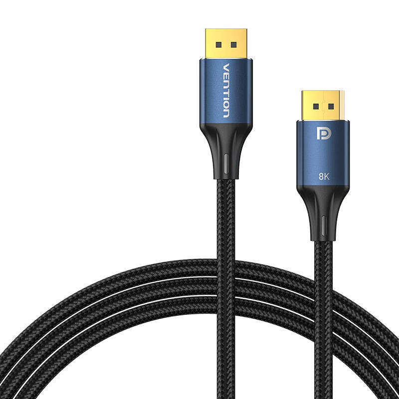 DisplayPort 1.4 kabelis Vention HCELJ 5m, 8K 60Hz/ 4K 120Hz (mėlynas)