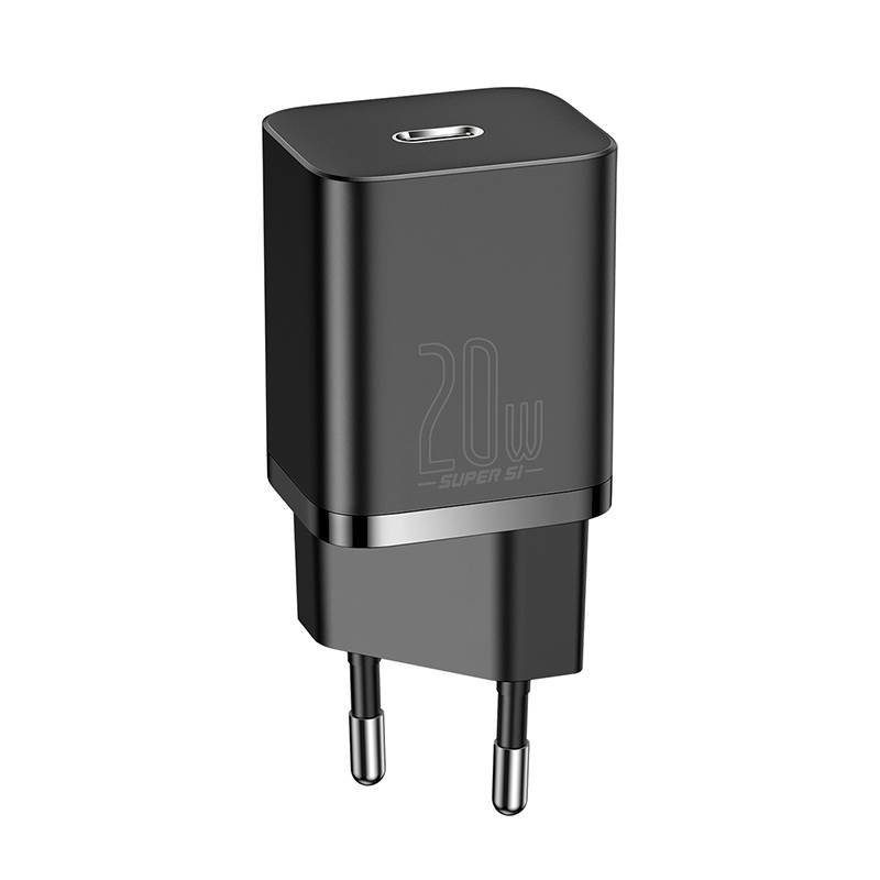 Greitasis įkroviklis Baseus Super Si 1C 20W (juodas)