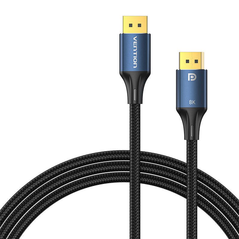 DisplayPort 1.4 kabelis Vention HCELH 2m, 8K 60Hz/ 4K 120Hz (mėlynas)