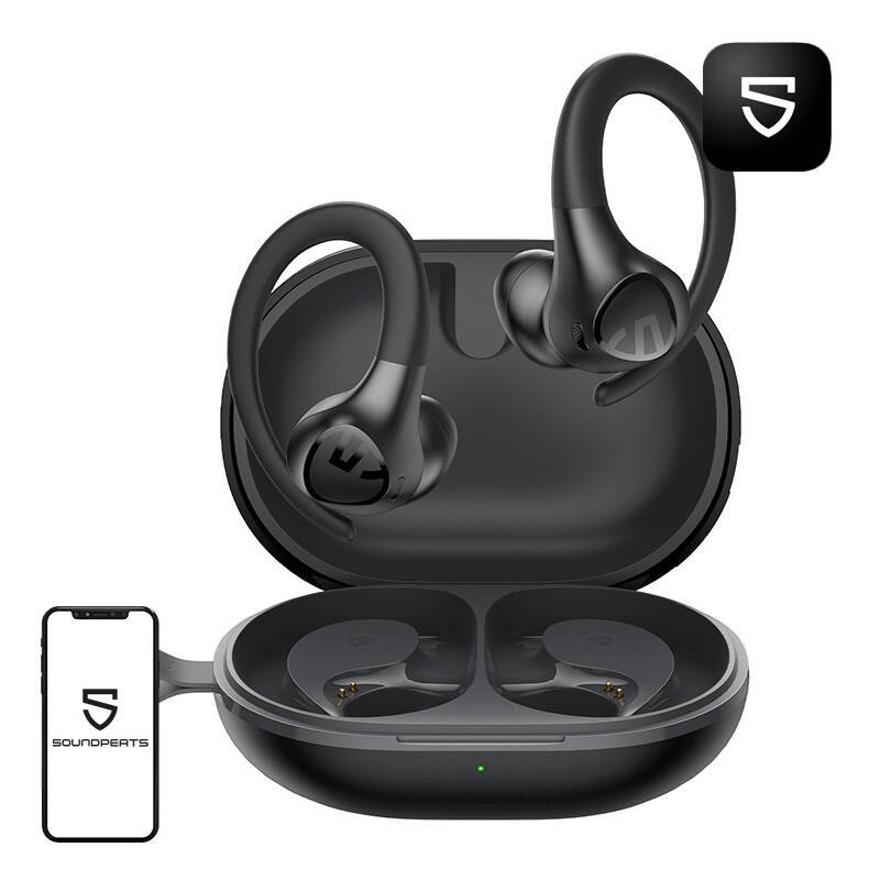 Ausinės Soundpeats Wings2 (juodos spalvos)