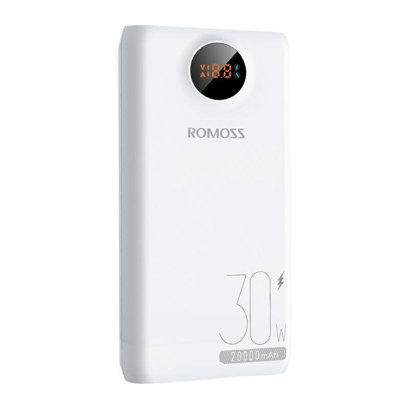 Išorinė baterija Romoss SW20S Pro 20000mAh, 30W (baltas)