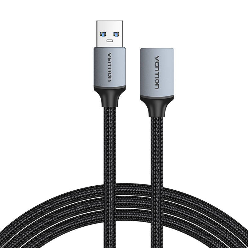 Kabelis USB-A 3.0 A male ir female Vention CBLHI 3 m juodas