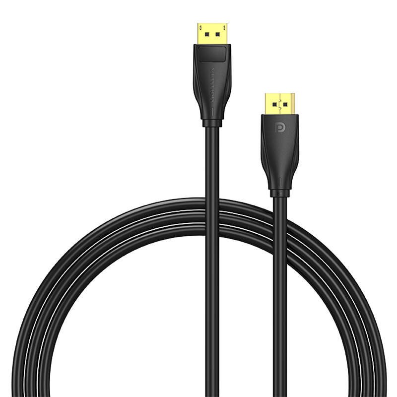 DisplayPort 1.4 kabelis Vention HCDBI 3m, 8K 60Hz/ 4K 120Hz (juodas)