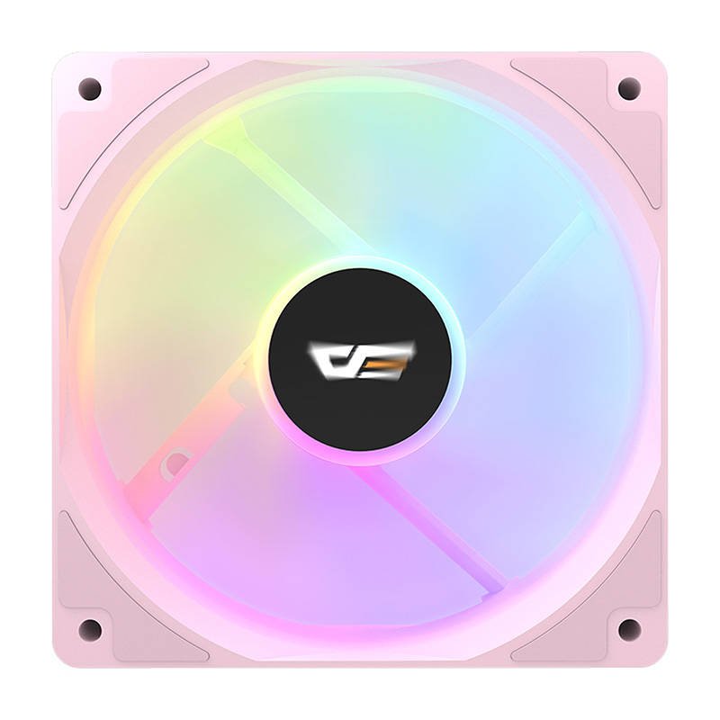 Kompiuterio ventiliatorius Darkflash CL12 LED (120x120) (rožinis)
