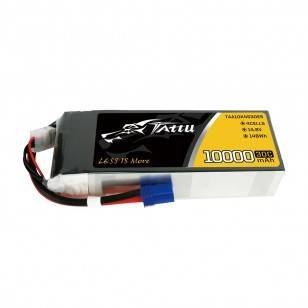 TATTU 10000mAh 14.8V 30C 4S1P Lipo akumuliatoriaus paketas su EC5