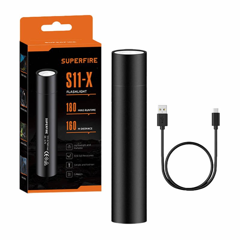 Mini prožektorius Supfire S11-X, 700 lm, USB