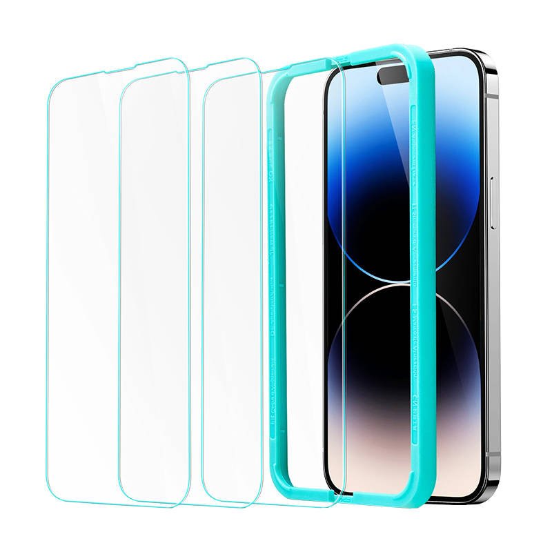 Apsauginis grūdintas stiklas ESR, skirtas iPhone 14 Pro Max 1 vnt. (skaidrus)