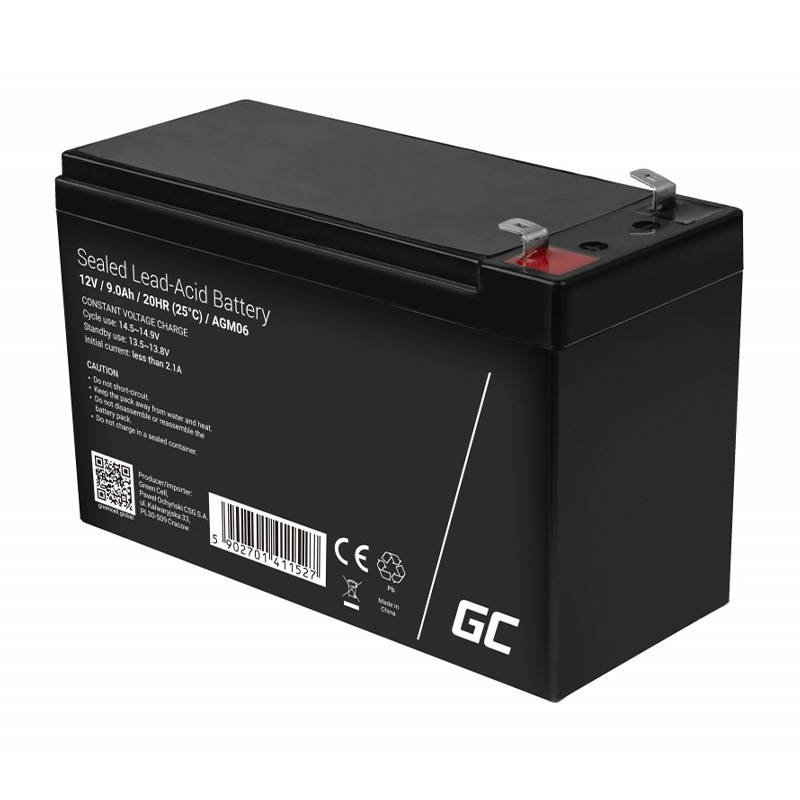 Įkraunama baterija AGM 12V 9Ah Maintenancefree UPS ALARM