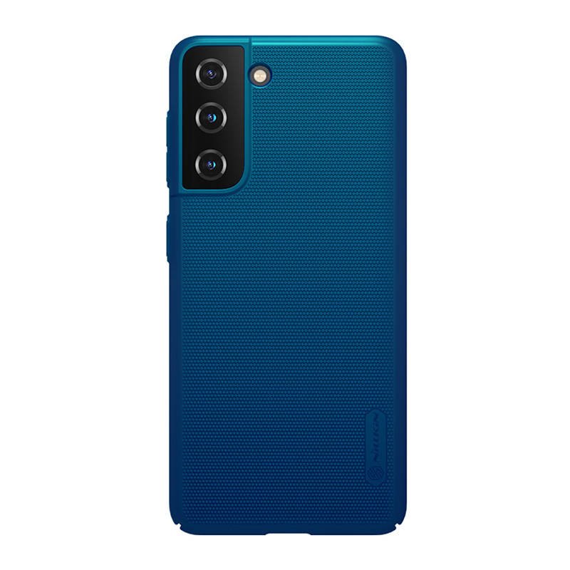 Nillkin Super Frosted Shield dėklas Samsung Galaxy S21 FE 5G (mėlynas)