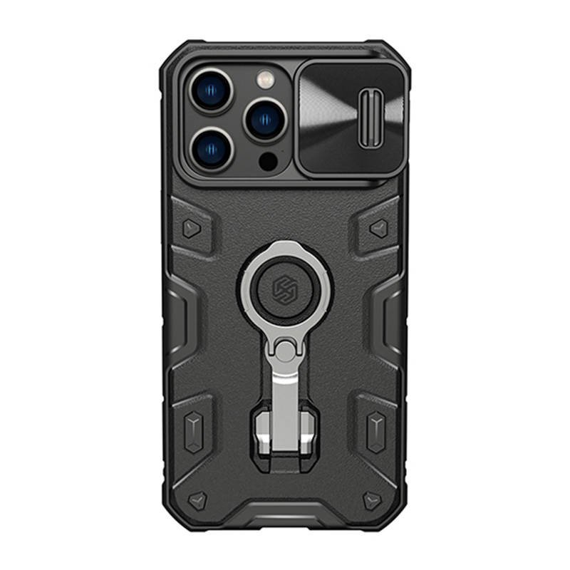 Dėklas Nillkin CamShield Armor Pro, skirtas iPhone 14 Pro Max (juodas)