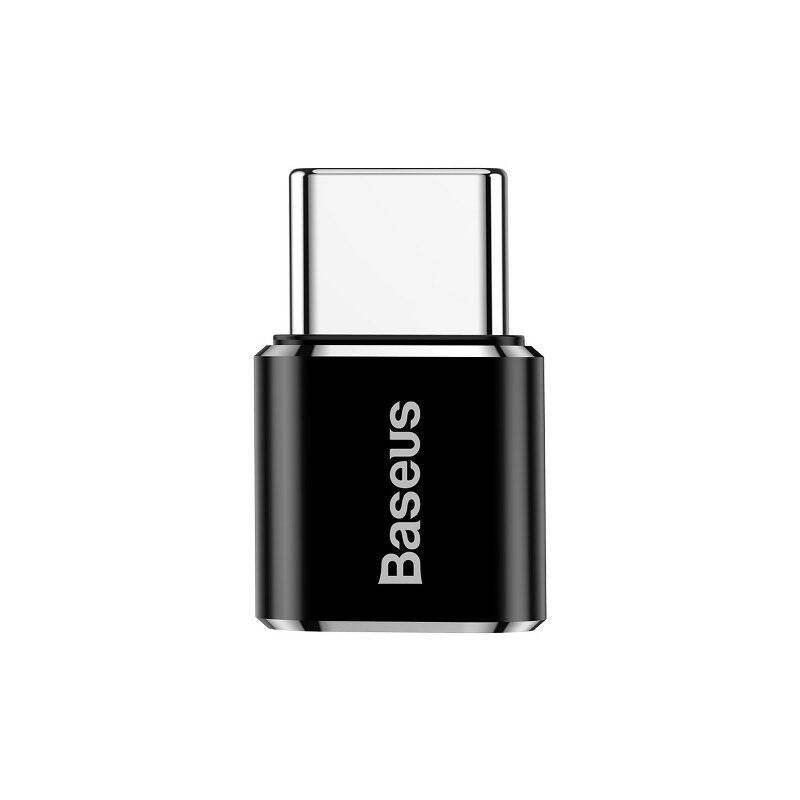 Baseus Micro USB į USB Type-C adapteris - juodas