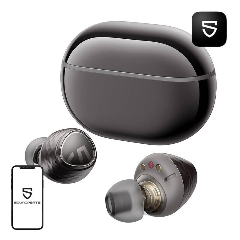 Ausinės TWS Soundpeats Engine4 (juodos spalvos)