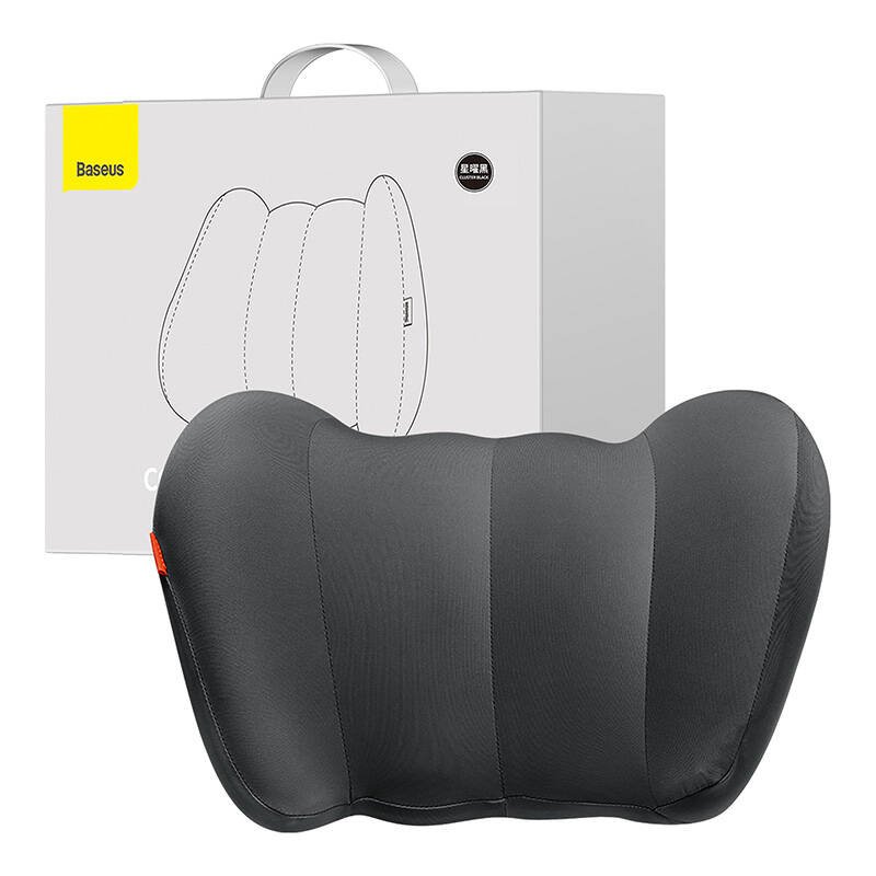 Šilkinė automobilio juosmens atramos pagalvė Baseus ComfortRide Series (juoda)