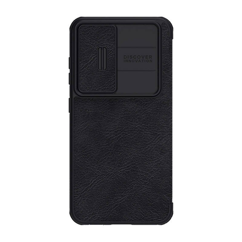 Dėklas Nillkin Qin Leather Pro, skirtas SAMSUNG S23+ (juodas)