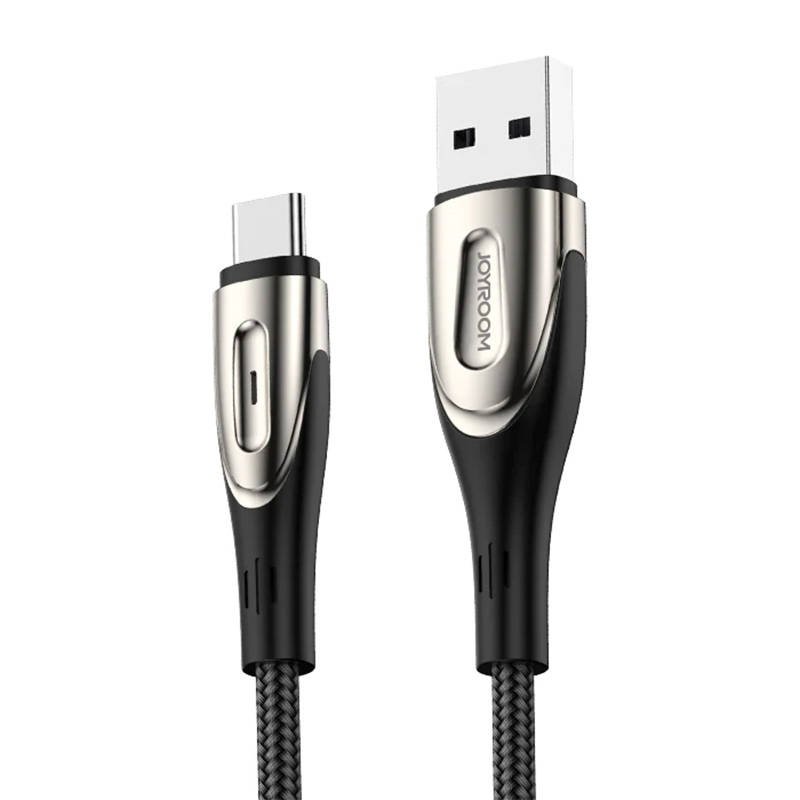 USB į USB-C kabelis Joyroom Sharp S-M411 2,4A, 3 m (juodas)