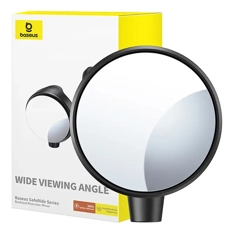 Galinio vaizdo veidrodis SafeRide Series Baseus (juodas)