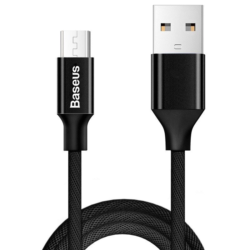 Baseus Yiven Micro USB kabelis 150cm 2A - juodas