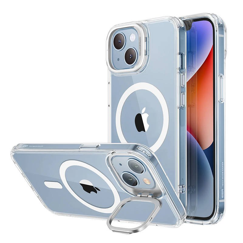 Dėklas ESR Classic Kickstand iPhone 14/13, Magsafe (skaidrus)