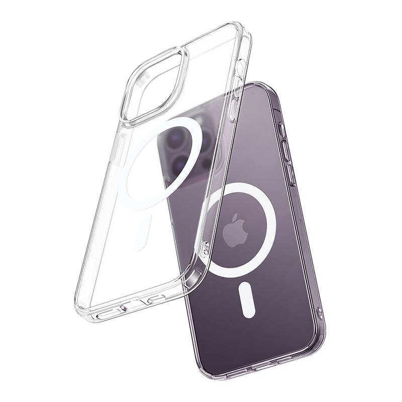 Magnetinis dėklas McDodo iPhone 15 Pro (skaidrus)