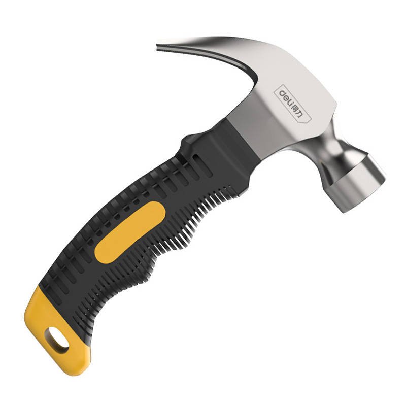 Mini plaktukas su išlenktu galu Deli Tools EDL441008