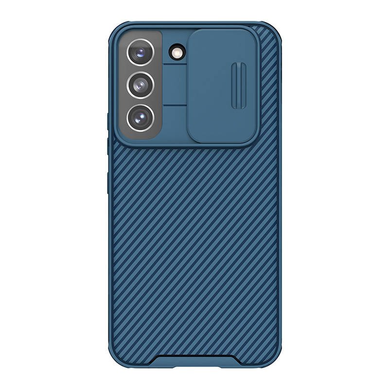 Nillkin CamShield Pro dėklas Samsung Galaxy S22 (mėlynas)