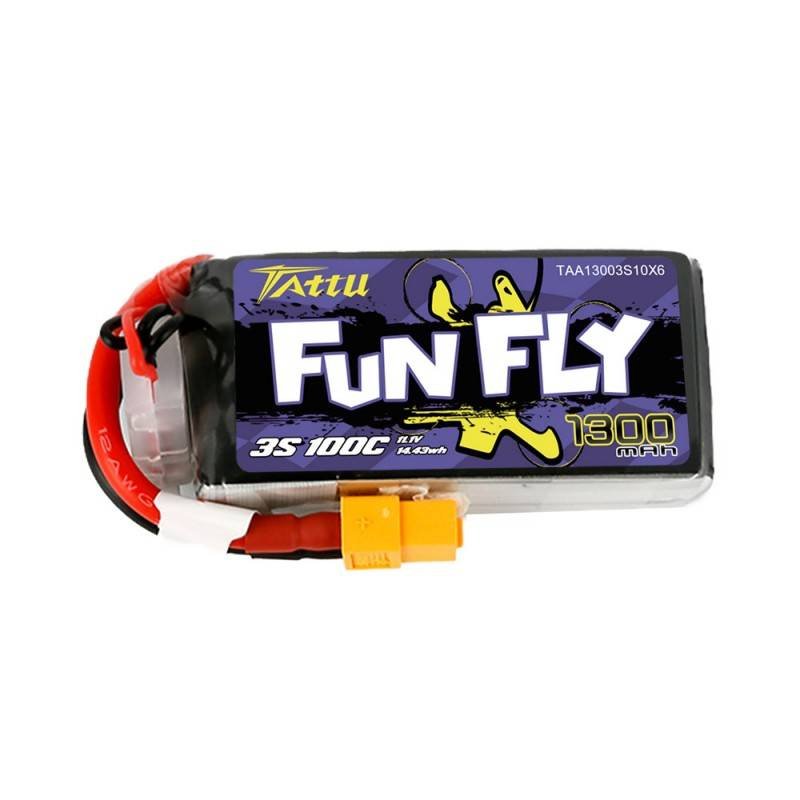 Baterija Tattu Funfly 1300 mAh 11,1 V 100C 3S1P