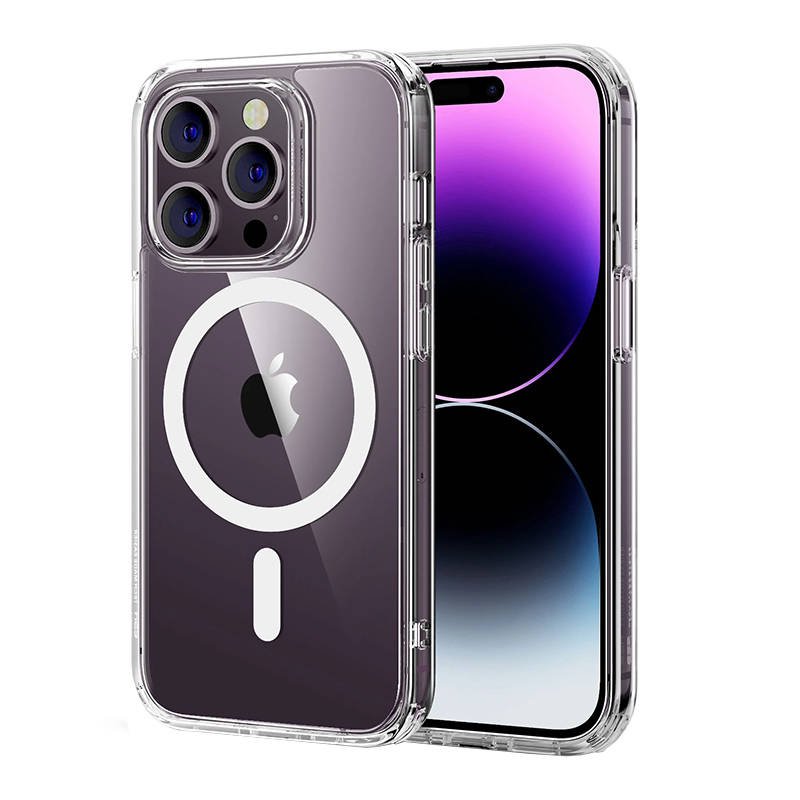 ESR Classic Hybrid dėklas iPhone 14 Pro Max, Magsafe (skaidrus)