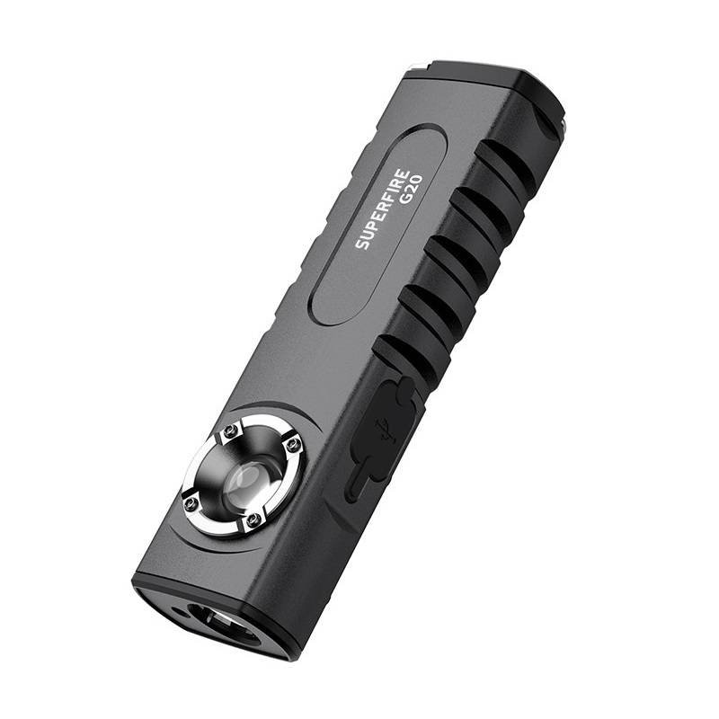 Superfire G20 daugiafunkcis prožektorius, 470 lm, USB