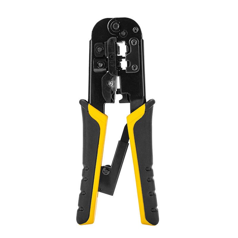 Deli Tools EDL4971 eterneto jungčių presavimo replės, 4/6/8P, RJ45 / RJ14 / RJ12 / RJ9