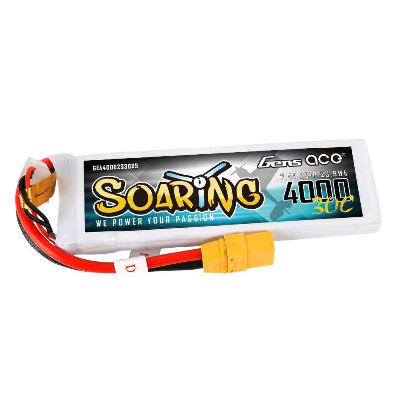Baterija Gens Ace Soaring 4000 mAh 7,4 V 30C 2S1P XT90