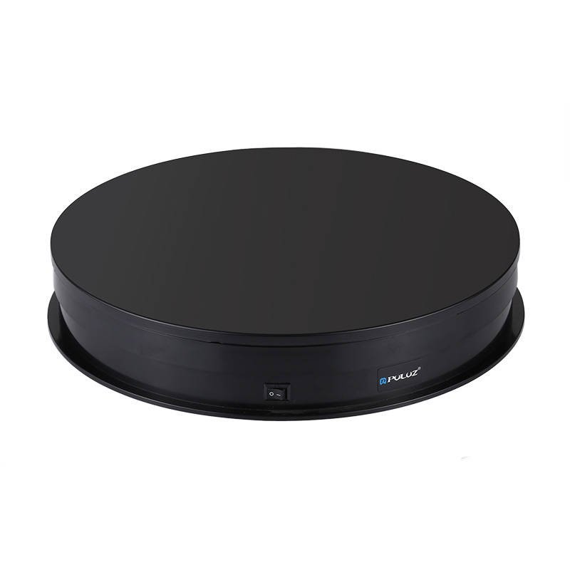 Elektrinis sukimosi ekranas Puluz 30 cm USB (juodas)