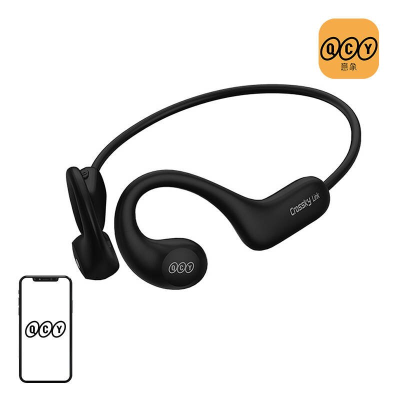 Ausinės QCY T22 Crossky Link (juodos spalvos)