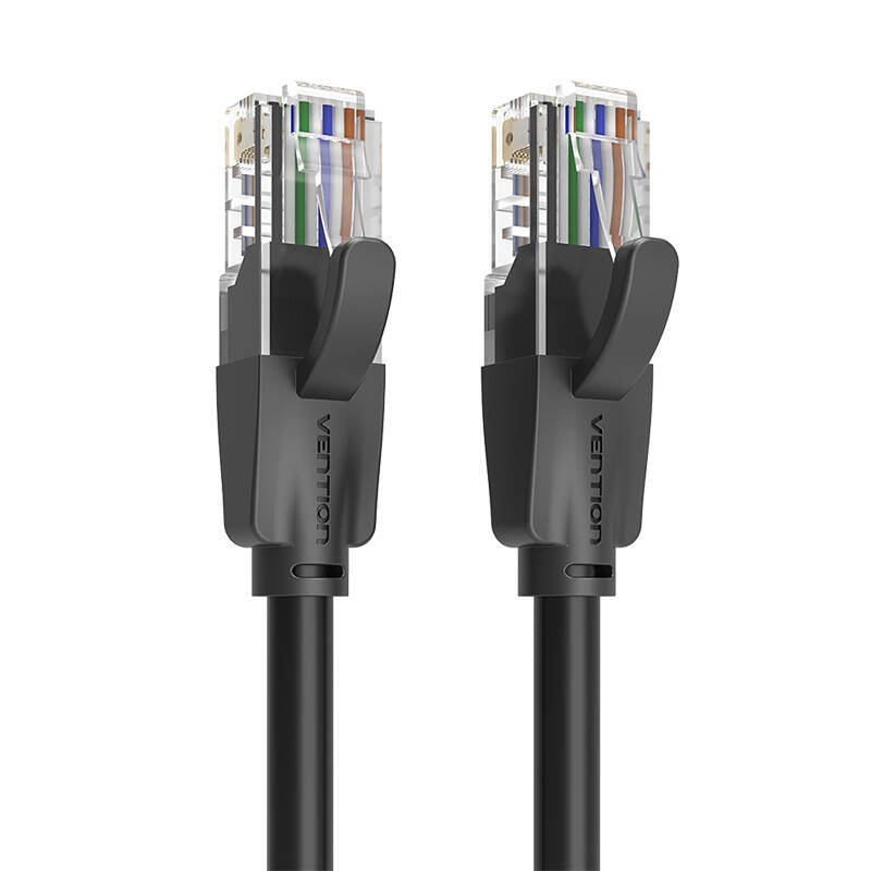 Tinklo kabelis UTP CAT6 Vention IBEBS RJ45 Ethernet 1000Mbps 25m juodas