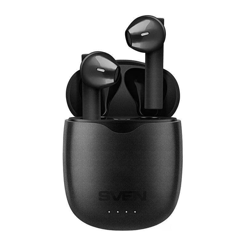 Belaidės ausinės su mikrofonu SVEN E-717BT (juodos spalvos)