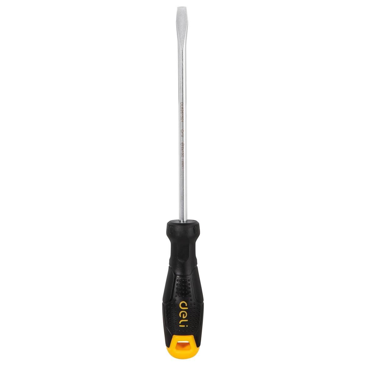 Plokščias atsuktuvas 6x150 mm Deli Tools EDL6261501 (juodas)