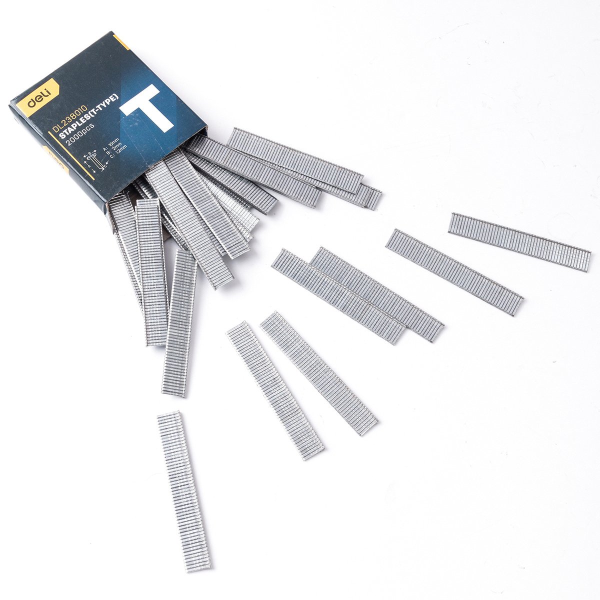 Sagos tipo kabės Deli Tools EDL238010, 2000 vnt.
