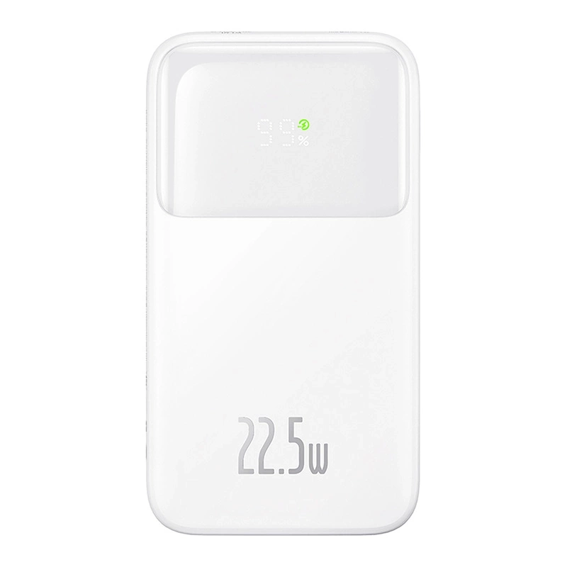 Išorinė baterija Baseus Comet 10000 mAh, 22.5 W (baltas)