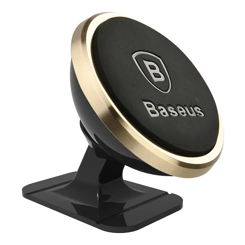 Magnetinis telefono laikiklis Baseus (auksinis)