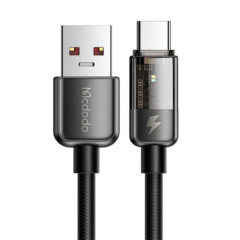 USB-C kabelis Mcdodo CA-3150, 6A, 1,2 m (juodas)