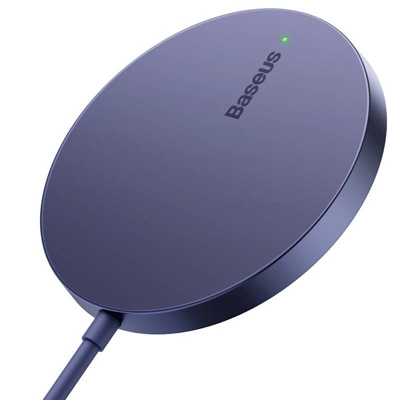 Magnetinis belaidis įkroviklis Baseus Simple Mini3 15W (dulkėtai violetinis)