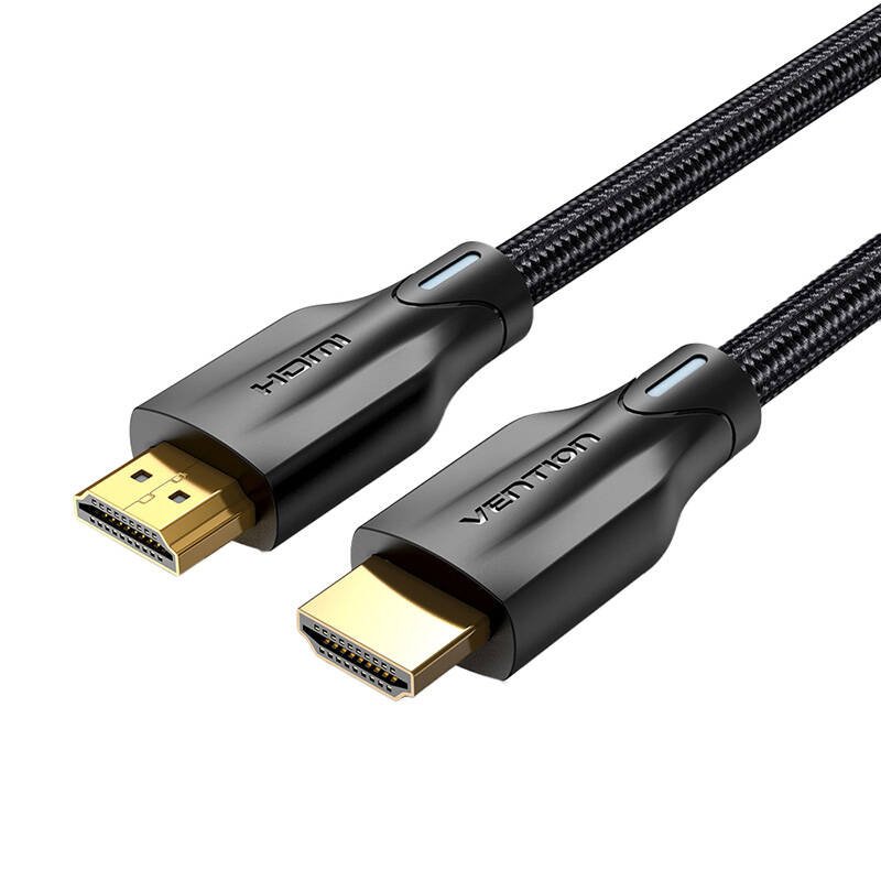 HDMI 2.1 kabelis Vention AAUBH, 2m, 8K 60Hz / 4K 120Hz (Juodas)