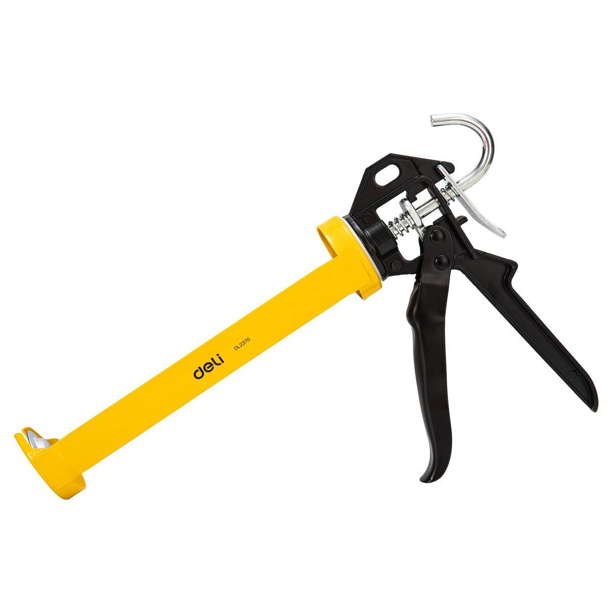 Silikono pistoletas 230 mm Deli Tools EDL2370 (geltonas)