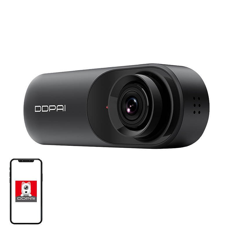 Vaizdo registratorius DDPAI Mola N3 Pro Wi-Fi 2.5K FHD + galinė kamera