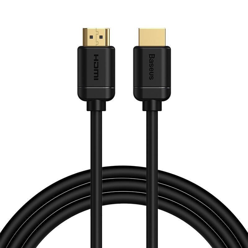 Baseus 2x HDMI 2.0 4K 60Hz kabelis, 3D, HDR, 18Gbps, 2m (juodas)