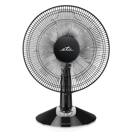 ETA | Zefir ETA160790010 | Table Fan | Black | Diameter 30 cm | Number of speeds 3 | Oscillation | 45 W|ETA160790010
