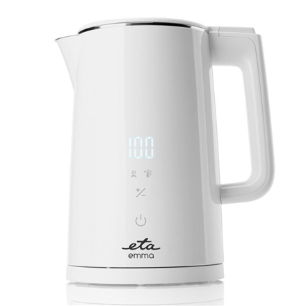 ETA | Kettle | ETA559590010 Emma | Electric | 2200 W | 1.5 L | Stainless steel | 360° rotational base | White|ETA559590010