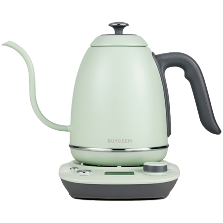 BUYDEEM Electric Gooseneck Coffee Kettle, model K821, color Cozy Greenish EU|K821-CG/EU